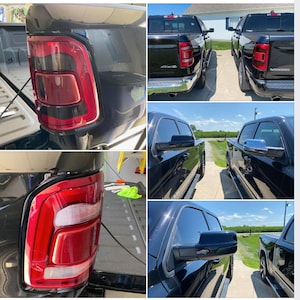 Fits 2019-2024 Ram 1500 Led Pre-Cut Tint Overlay KIT*