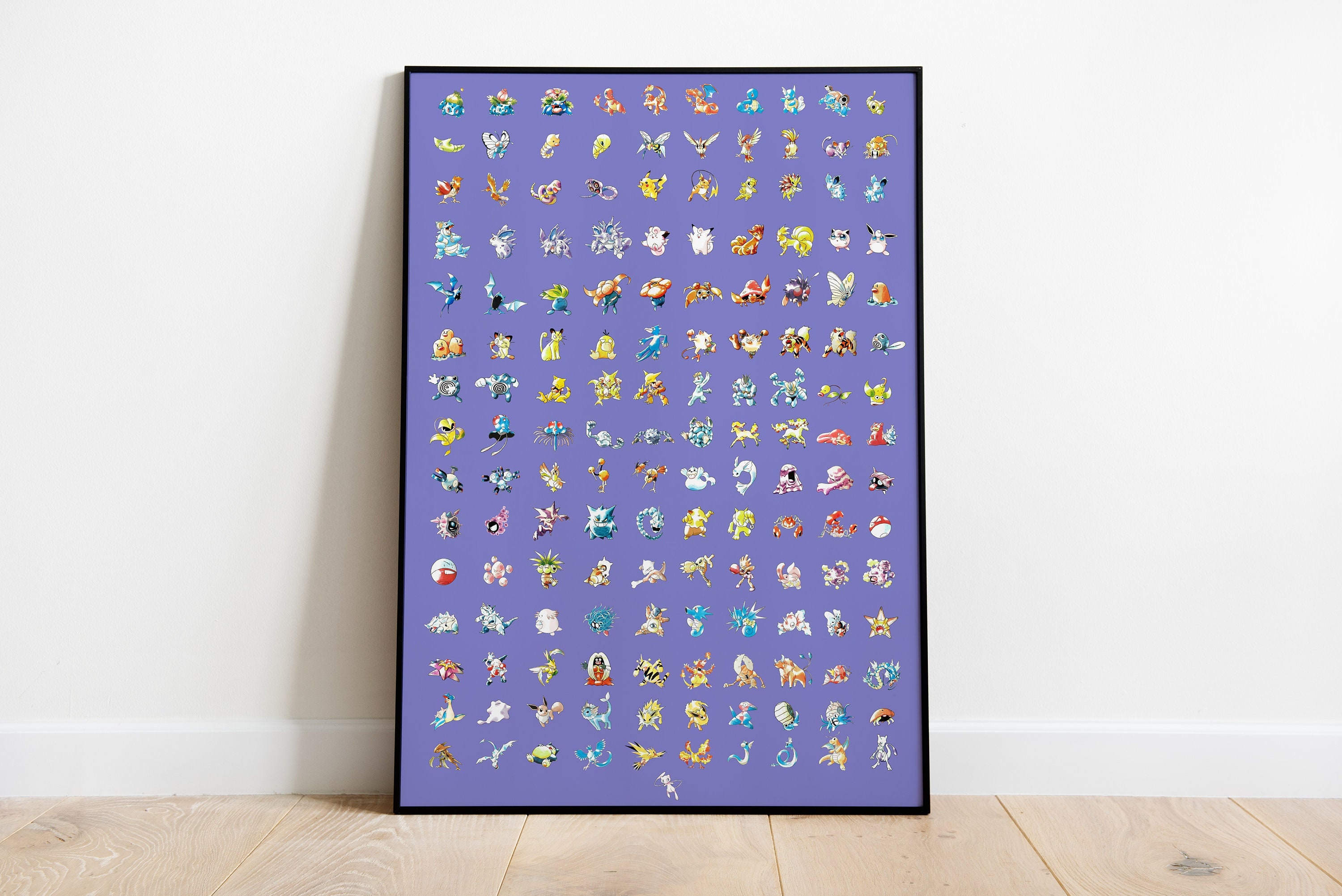 Poster Pokemon - Kanto 151, Wall Art, Gifts & Merchandise