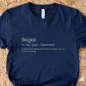 Ikigai Japanese Quote T-shirt Design Vector Download