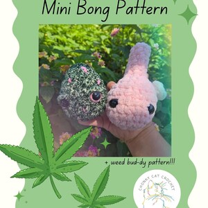 Mini bong de crochê com um pequeno acessório de brinde (costura fácil/ideal para iniciantes) Dupla rápida e prática