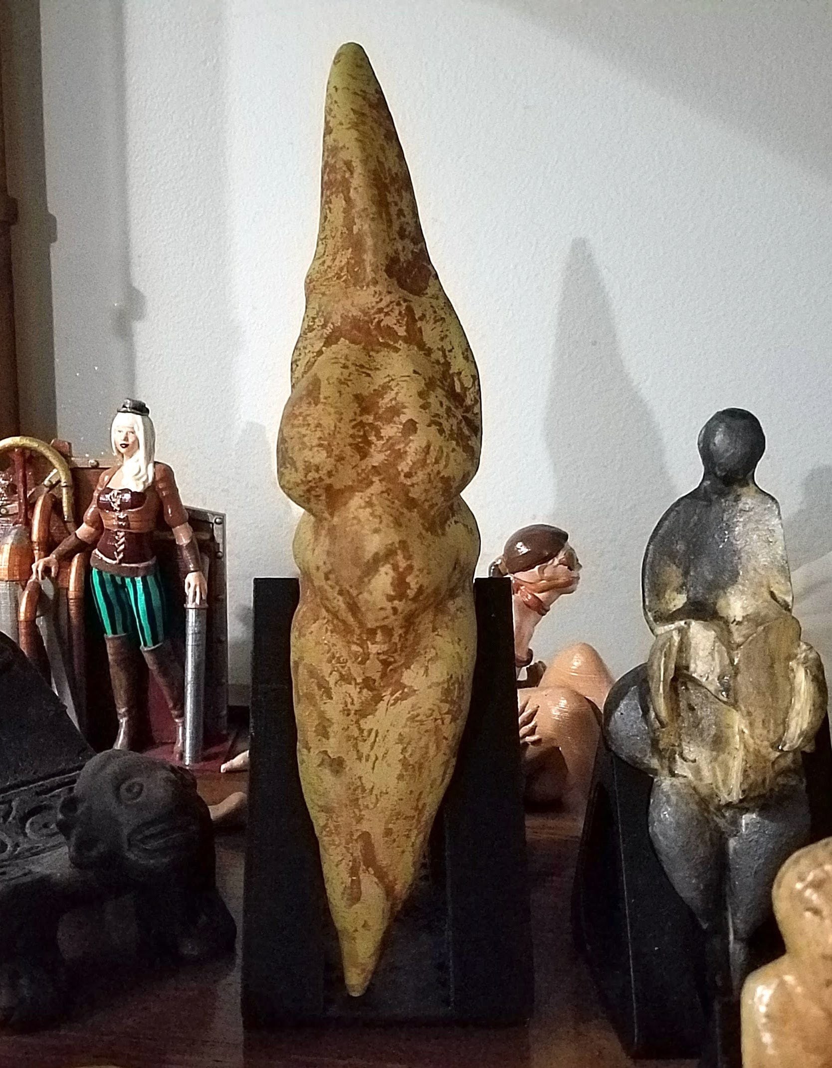 サヴィニャーノのヴィーナス 女性像 高解像度 STL スキャン 古代の岩の