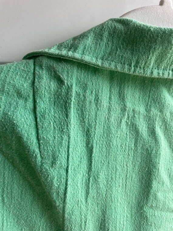 70’s green pull over dress - image 8