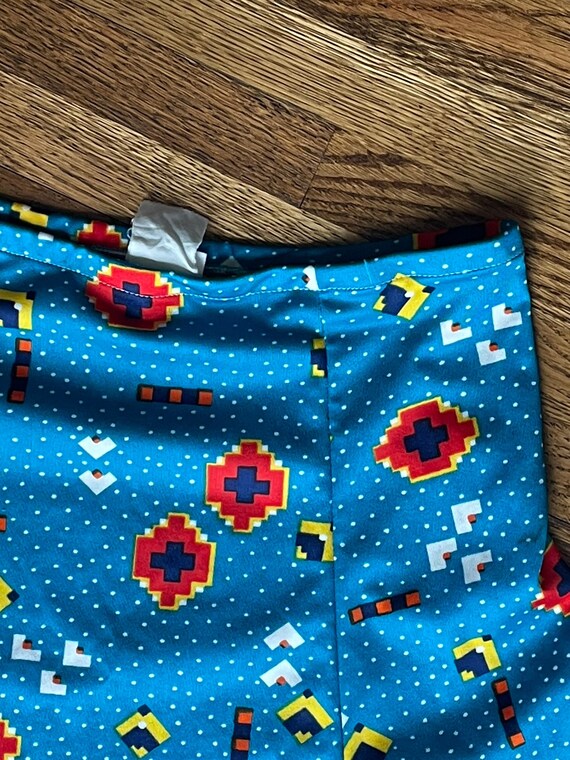 70’s geometric blue skirt - image 5