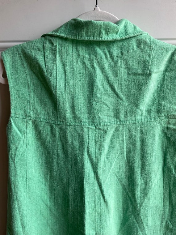 70’s green pull over dress - image 5