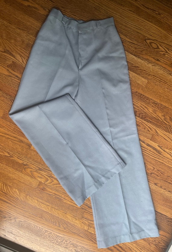 Vintage 1970’s slate blue bellbottom slacks