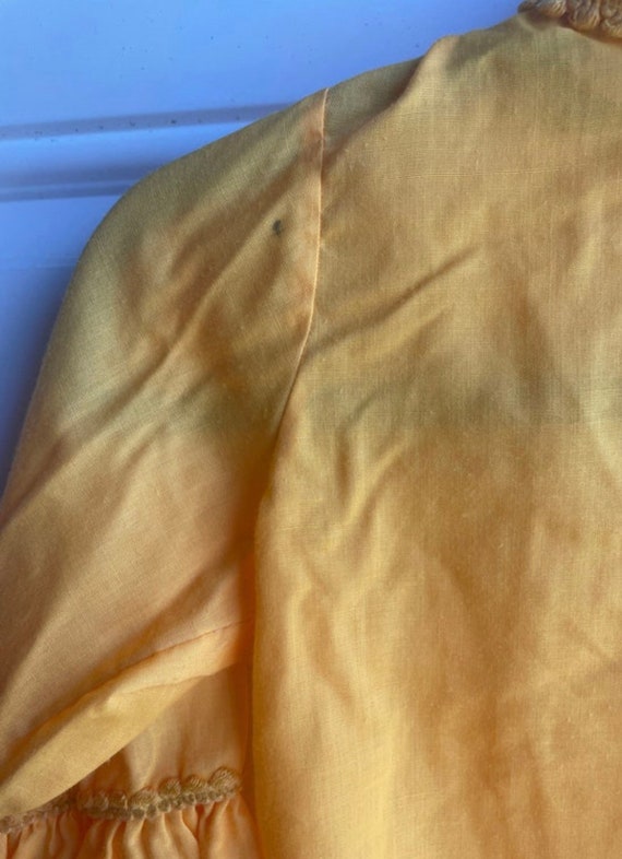 Vintage 1970’s yellow girl’s blouse - image 10