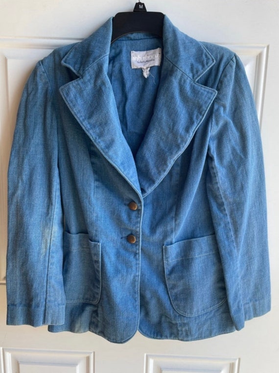 Vintage 1970’s jean blazer