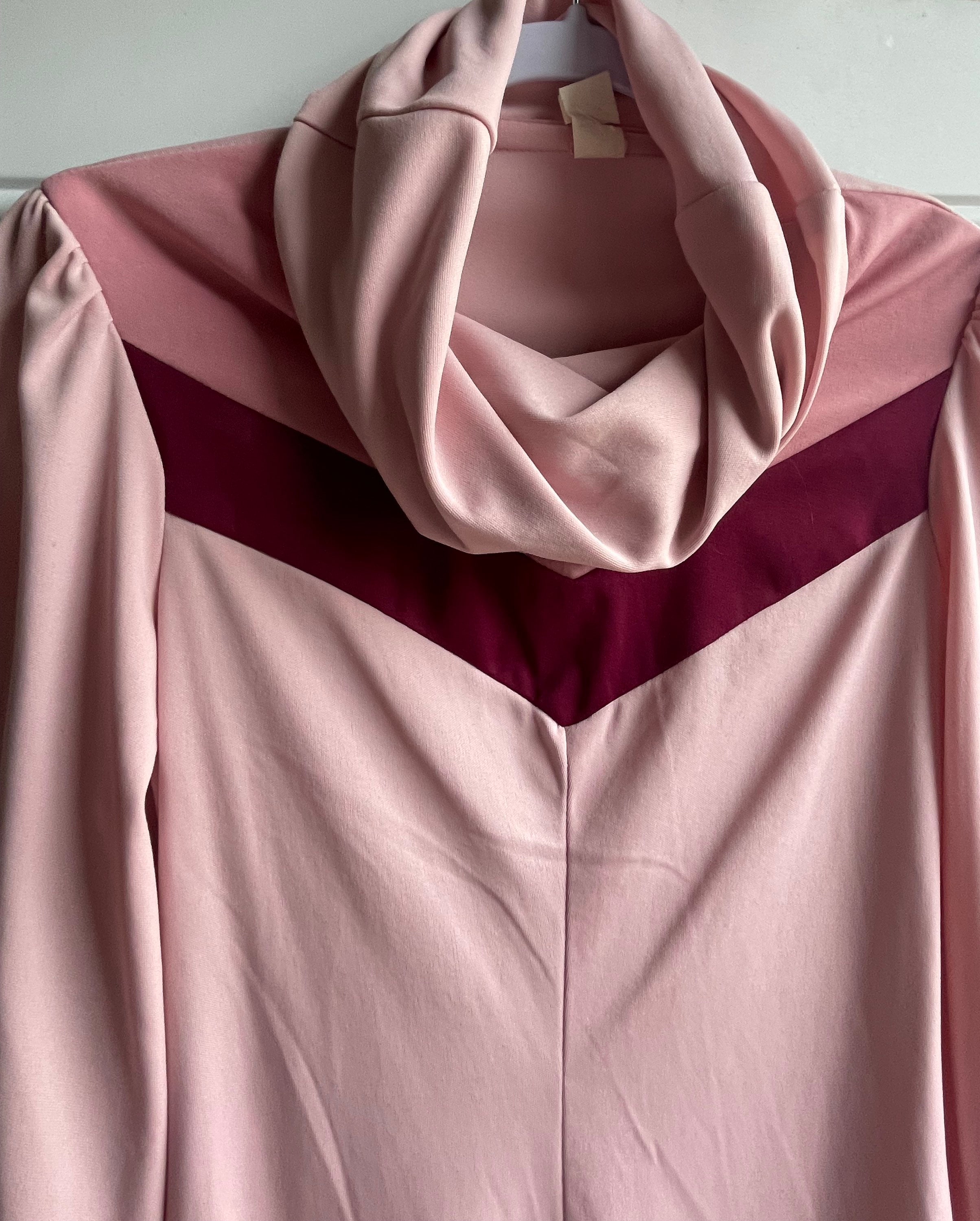 Cowl Neck Pink Long Dresses - Etsy Cowl Neck Pink Long Dresses - Etsy