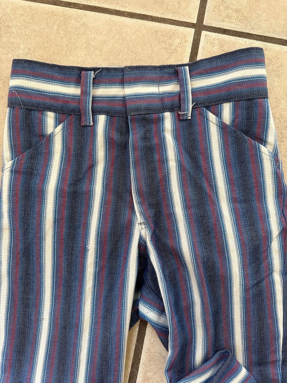 Vintage 1970’s striped bellbottoms size XXS - image 6