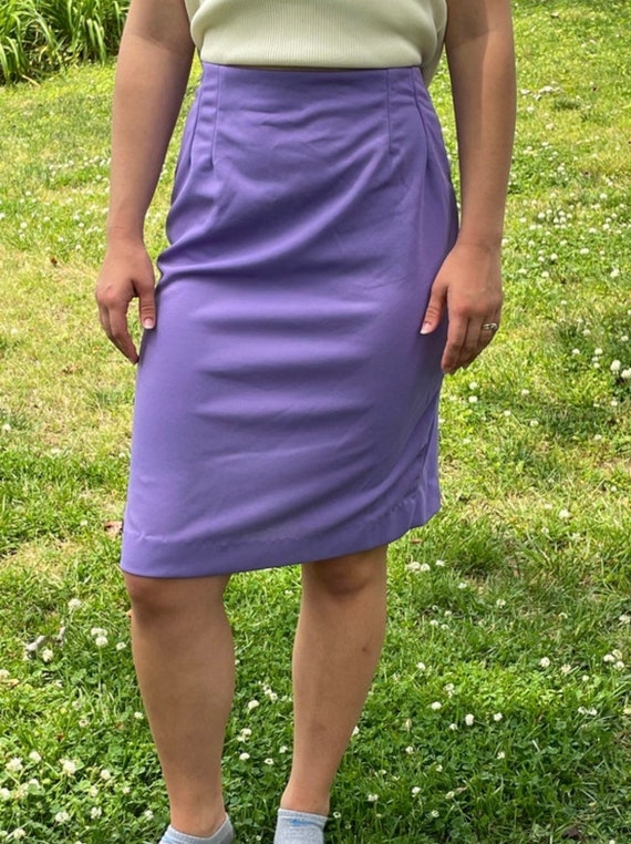 Vintage 1970’s purple pencil skirt
