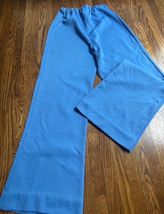 Vintage 1970’s sky blue bellbottom pants - image 3