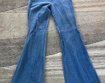 70’s bellbottom Pentimento medium wash jeans sz XS