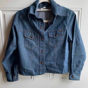 Vintage 1970’s jean girls jacket
