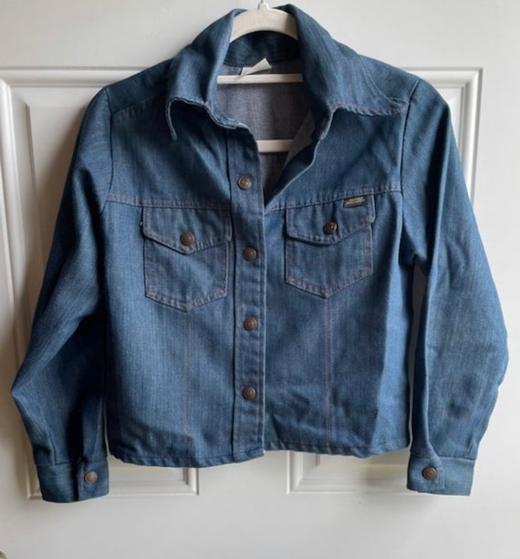 Vintage 1970’s jean girls jacket