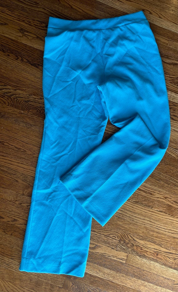 Vintage 1970’s turquoise bellbottom pants