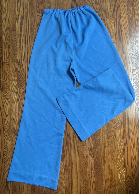 Vintage 1970’s sky blue bellbottom pants - image 7