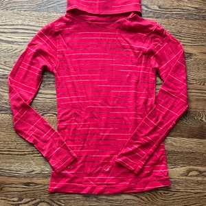 70s red striped turtleneck image 2