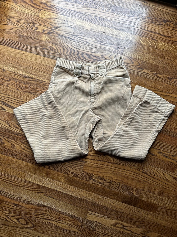 Vintage khaki chunky corduroy pants