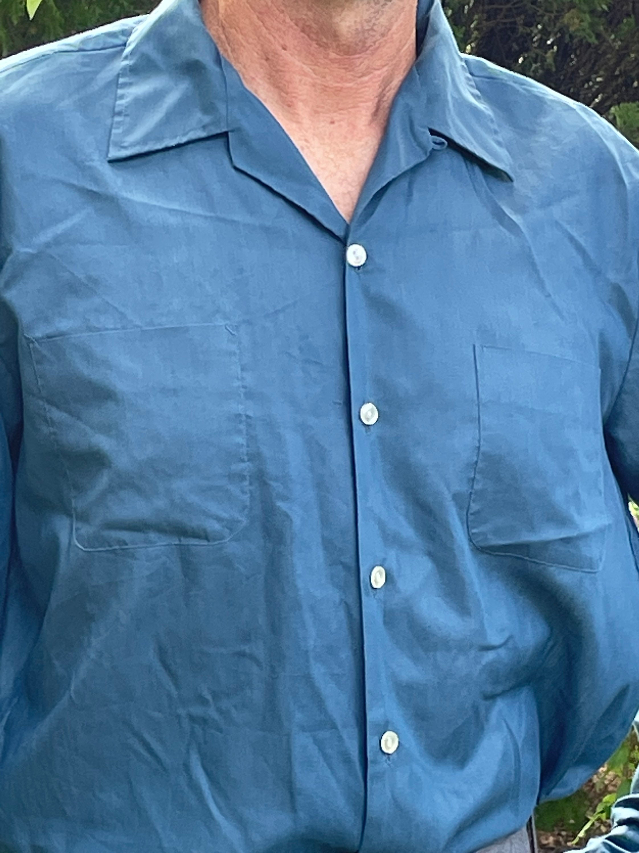 Camisa color azul pavo hotsell