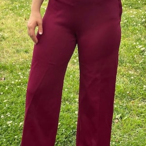 Vintage 1970’s wine colored bellbottoms