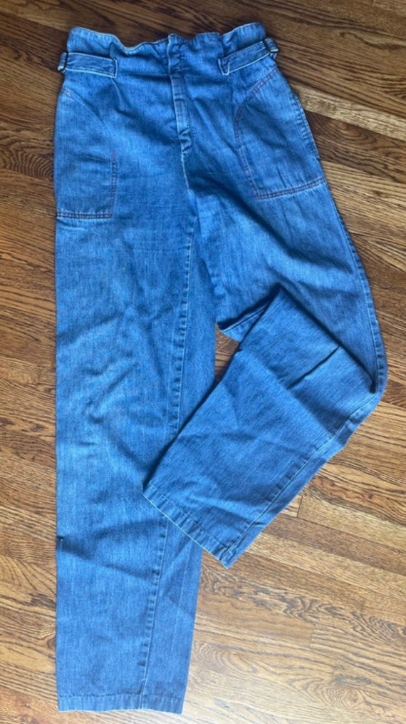 Vintage 1970’s high waist jeans - image 1