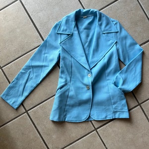 Vintage light blue blazer size XS