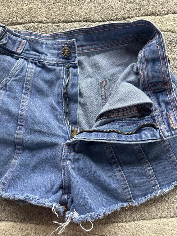Vintage 70’s cutoff daisy duke jean shorts sz S View 6