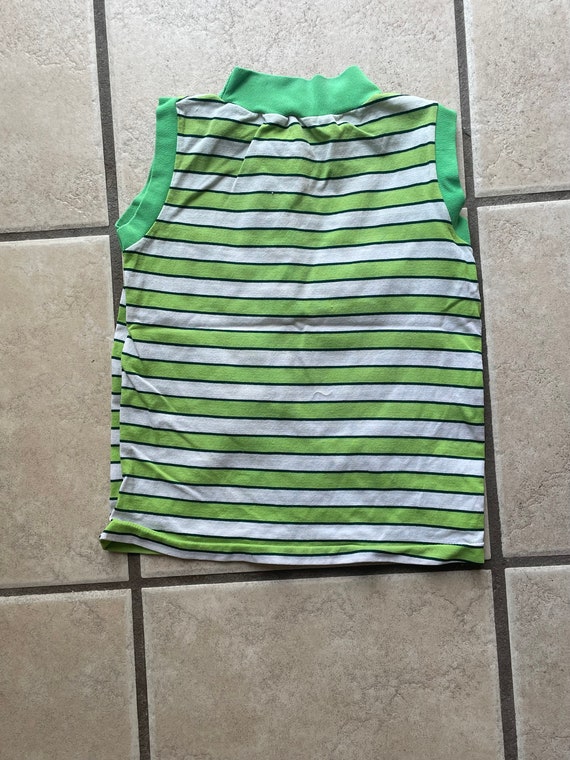 70’s green and white tank - image 5