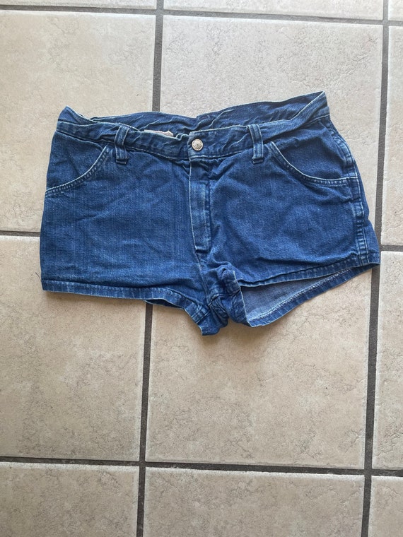 Vintage 1970’s jean booty shorts