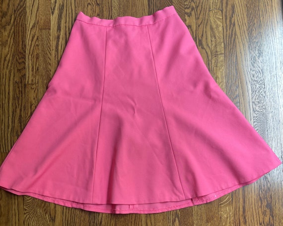 Vintage 1970’s hot pink flare skirt - Gem