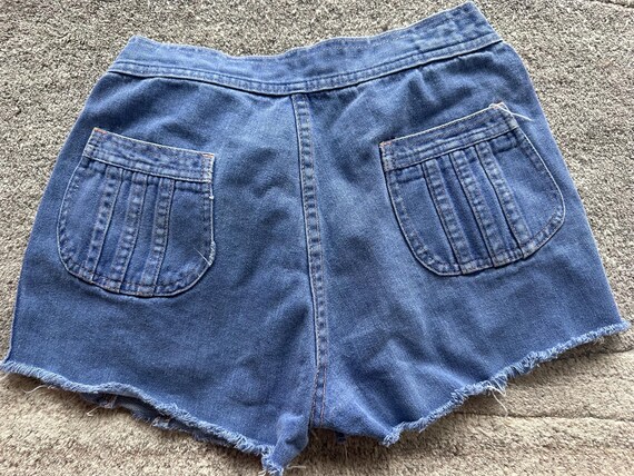 Vintage 70’s cutoff daisy duke jean shorts sz S View 3