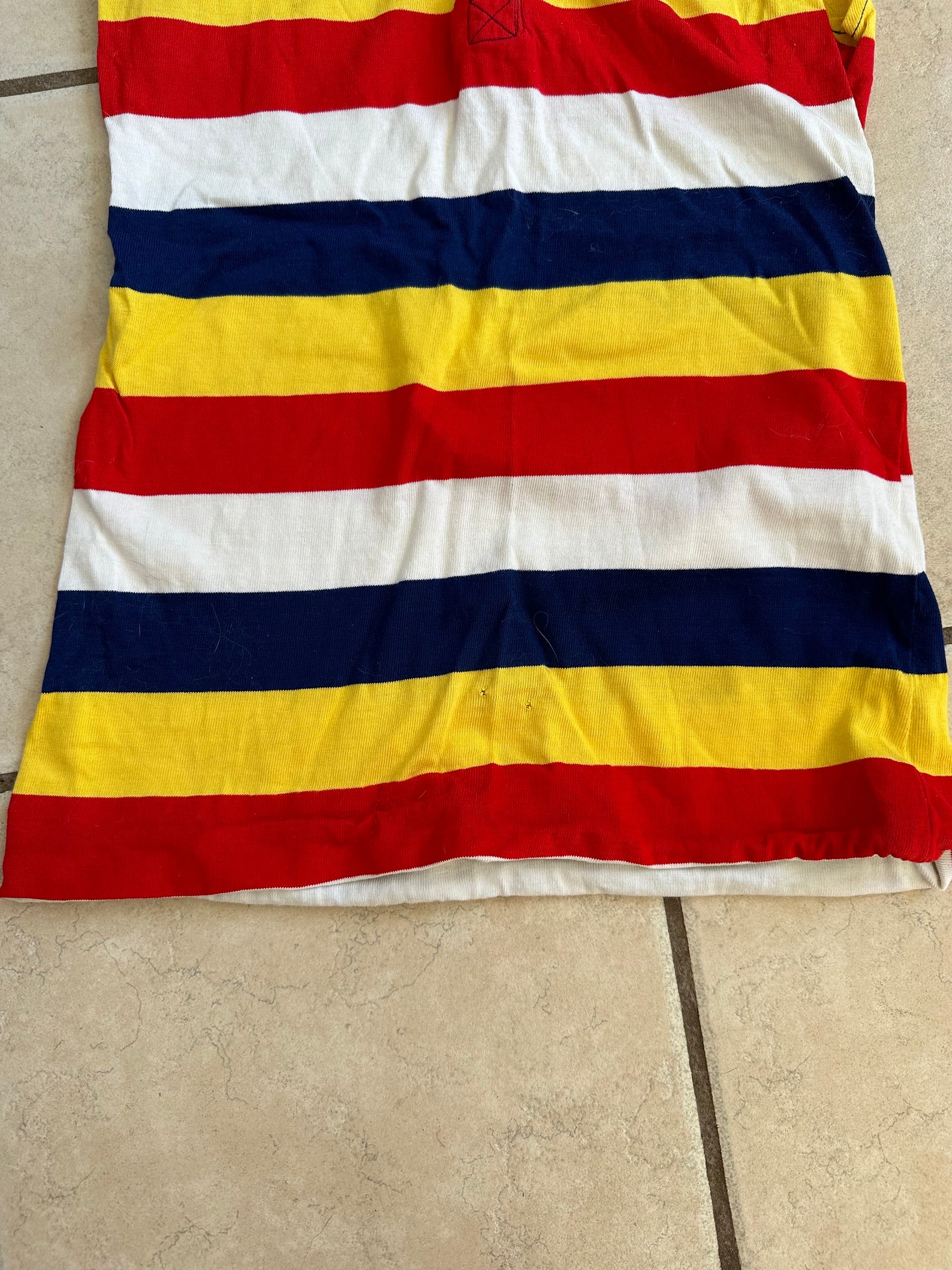 Vintage Red, Yellow and Blue Striped Tank Top Size Small - Etsy