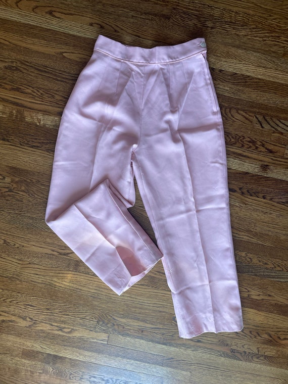 70's Vintage Pink Dress Pants - Etsy