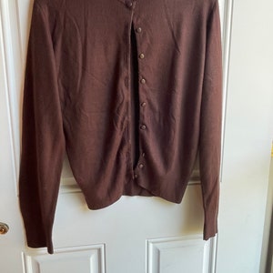 Vintage brown cardigan sweater