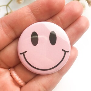 Smiley Face Button for Interchangeable Badge Reel | BSN RN Toppers for Badge Reel | ID Holder | Best gift | Nurse Badge Reel | Vet Tech