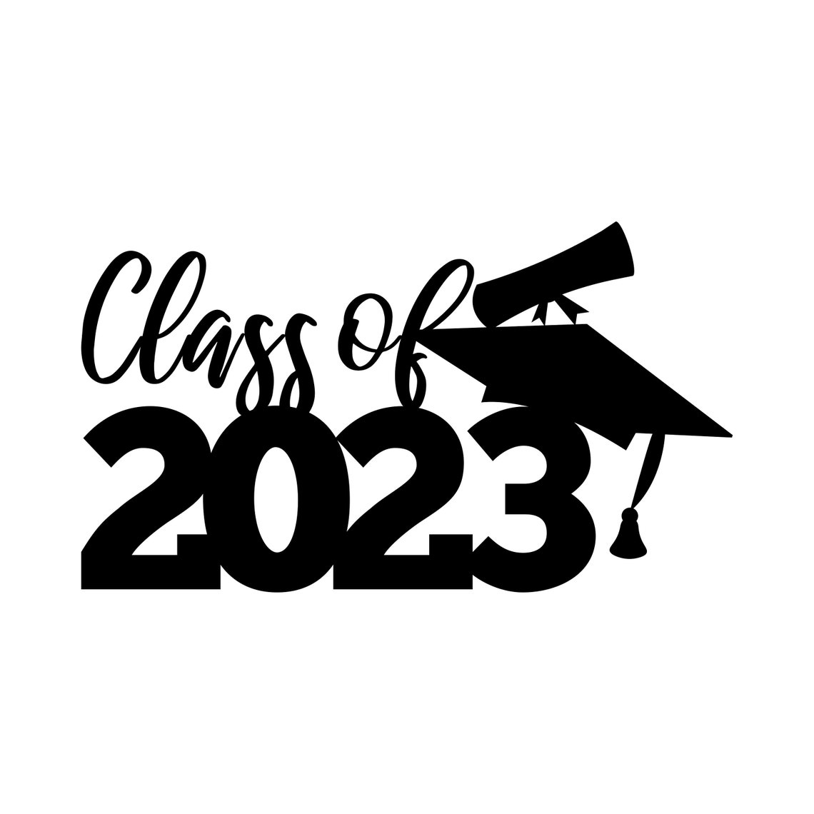 Graduation SVG Cake Topper SVG Class of 2023 SVG Graduation Etsy