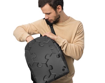 The Cool Cat Collection Puzzling Pieces Minimalist Backpack