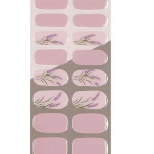 Gel Nail 20 Stickers, Cute UV Semi-cured Gel Nail Polish Strips, 100% Real Gel Polish, Gel Nail Wraps