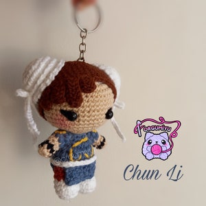 Chun Li Crochet Doll: Street Fighter Amigurumi, Anime Figure
