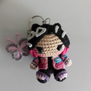 Clove Valorant Amigurumi Crochet Doll, Clove Figure, Valorant Agents, Clove Plush, Valorant Gifts