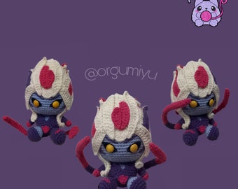 Evelynn League Of Legends Crochet Figure, Evelynn Amigurumi Doll, Evelynn LOL, Evelynn Crochet, Evelynn League of Legends Amigurumi Doll