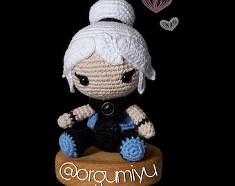 Valorant Jett Crochet Doll: Handmade Cotton Amigurumi Toy