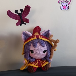 Lulu League of Legends Amigurumi Crochet Doll, Lulu Amigurumi, League of Legends Amigurumi, Lol Figures, Crochet, Amigurumi Doll, Lulu Doll