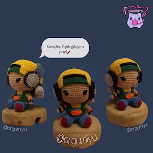 Raze Valorant Crochet Doll: Handmade Plush Figure