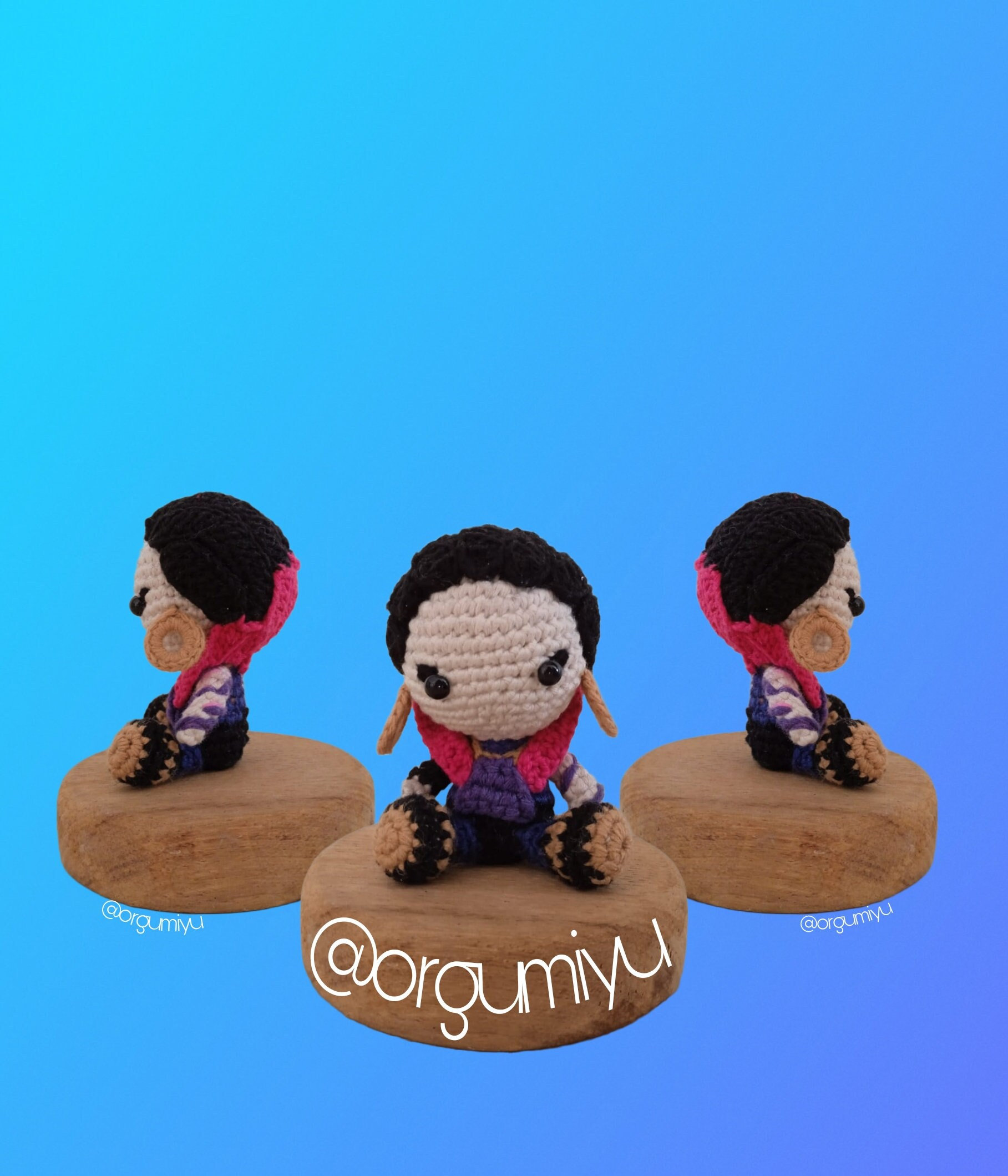 Reyna Keychain Valorant Reyna Amigurumi Doll: Crochet Keychain Toy (15cm) - Etsy