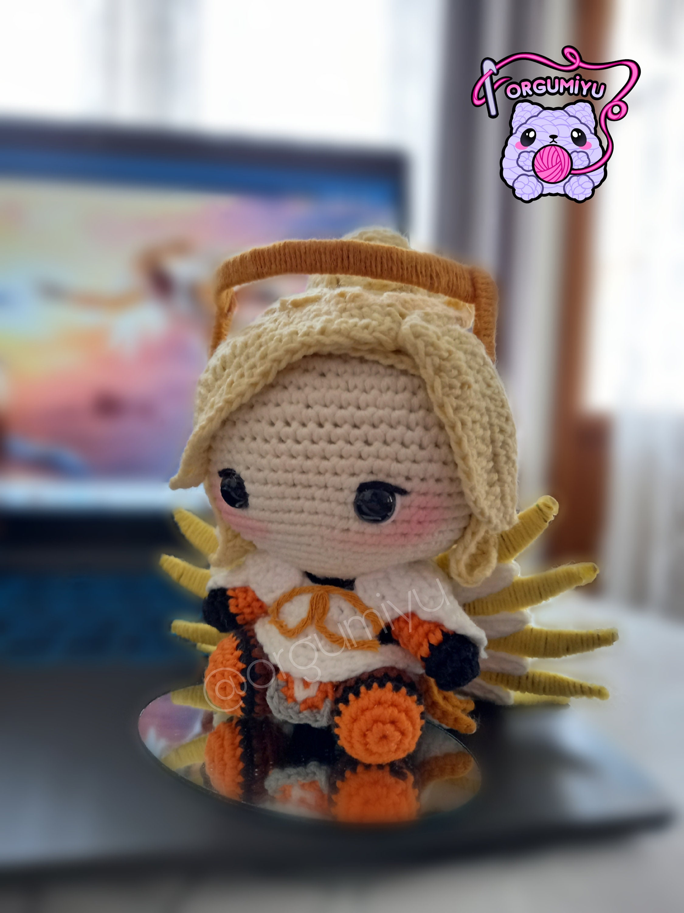 Mercy Overwatch Crochet Amigurumi Doll: 100% Cotton Yarn - Etsy Mercy Overwatch Crochet Amigurumi Doll: 100% Cotton Yarn - Etsy