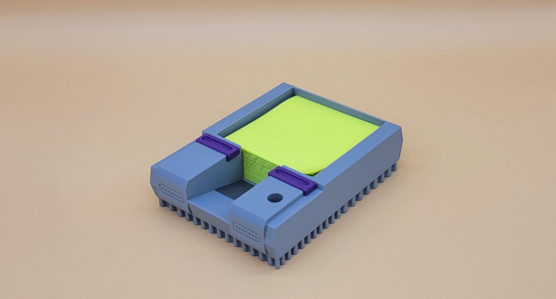 SNES Postit Note Dispenser With Pen Holder/ Super Nintendo/ Etsy