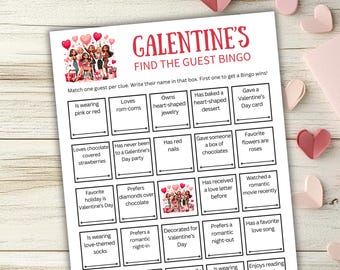 Galentines Bingo | Galentines Games | Ladies Night Games