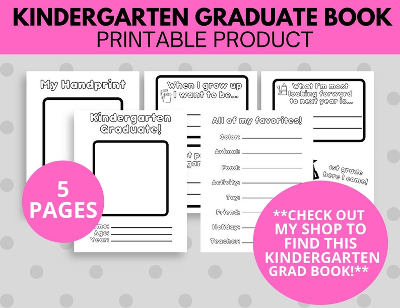 Kindergarten Worksheet Packet Printable Kindergarten Etsy