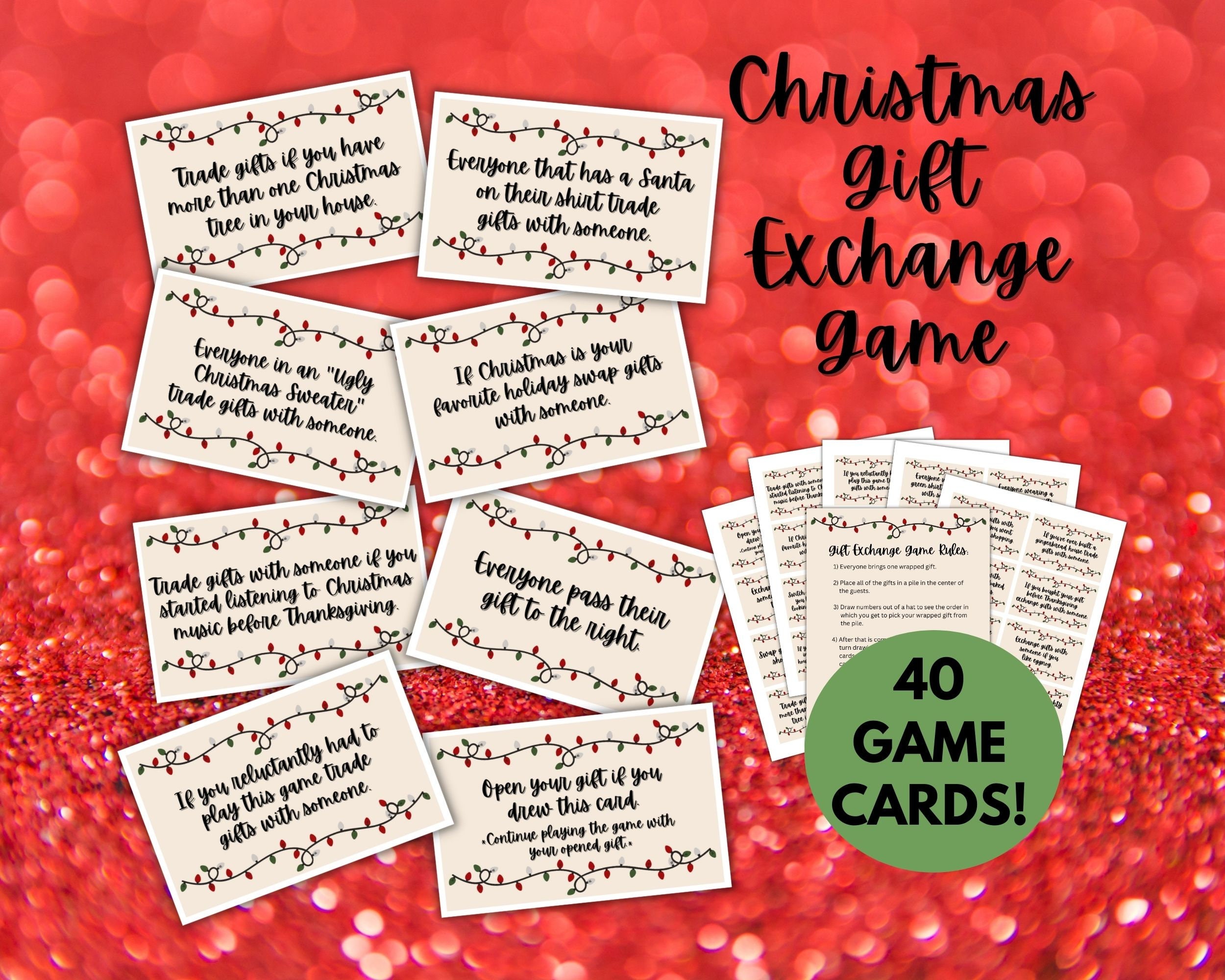 Gift Exchange Game White Elephant Game Gift Exchange Games Adult